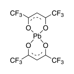 Lead Hexafluoro-2,4-pentanedionate - CAS:19648-88-5 - Bis(1,5-bistrifluoromethyl-2,4-pentanedionato)lead (II), Lead(II) Hexafluoroacetylacetonate, Hexafluoroacetylacetono Lead(II) Salt, Lead Hexafluoroacetylacetonate